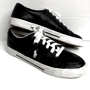 ⭐️POLO RALPH LAUREN HUMBERTO MENS LEATHER SNEAKER TENNIS SHOE